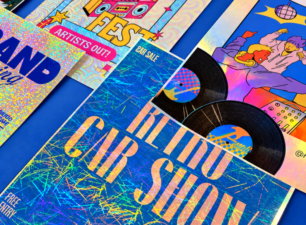 Vinil holográfico Masterprint: como criar produtos personalizados com mais destaque